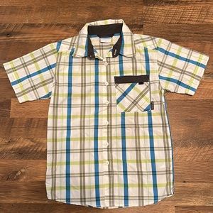 Boys size 8 Columbia Button Up~short sleeve~Excellent Condition!!!